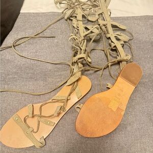 RAYE Tan Gladiator Sandals